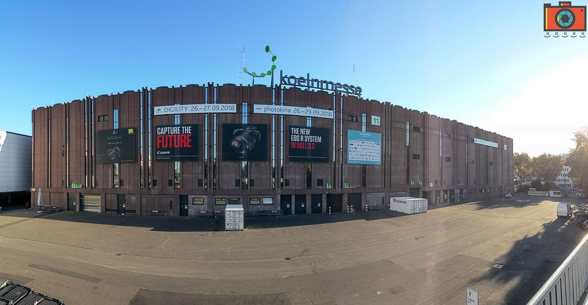 Vista fiera Koelnmesse, Colonia, Germania – Photokina 2018